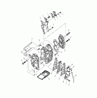 CYLINDER & CRANKCASE 2 Strock for TE9.9 TE15